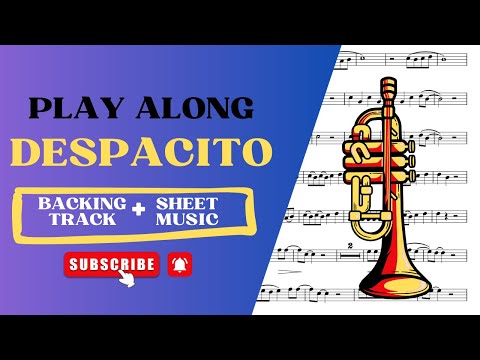Despacito on trumpet PLAY ALONG with Backing Track