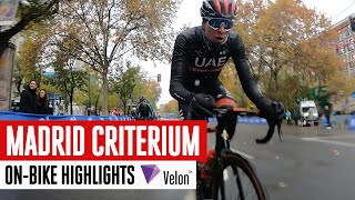Download lagu Fast crit racing in torrential rain | Madrid Criterium on-bike highlights mp3