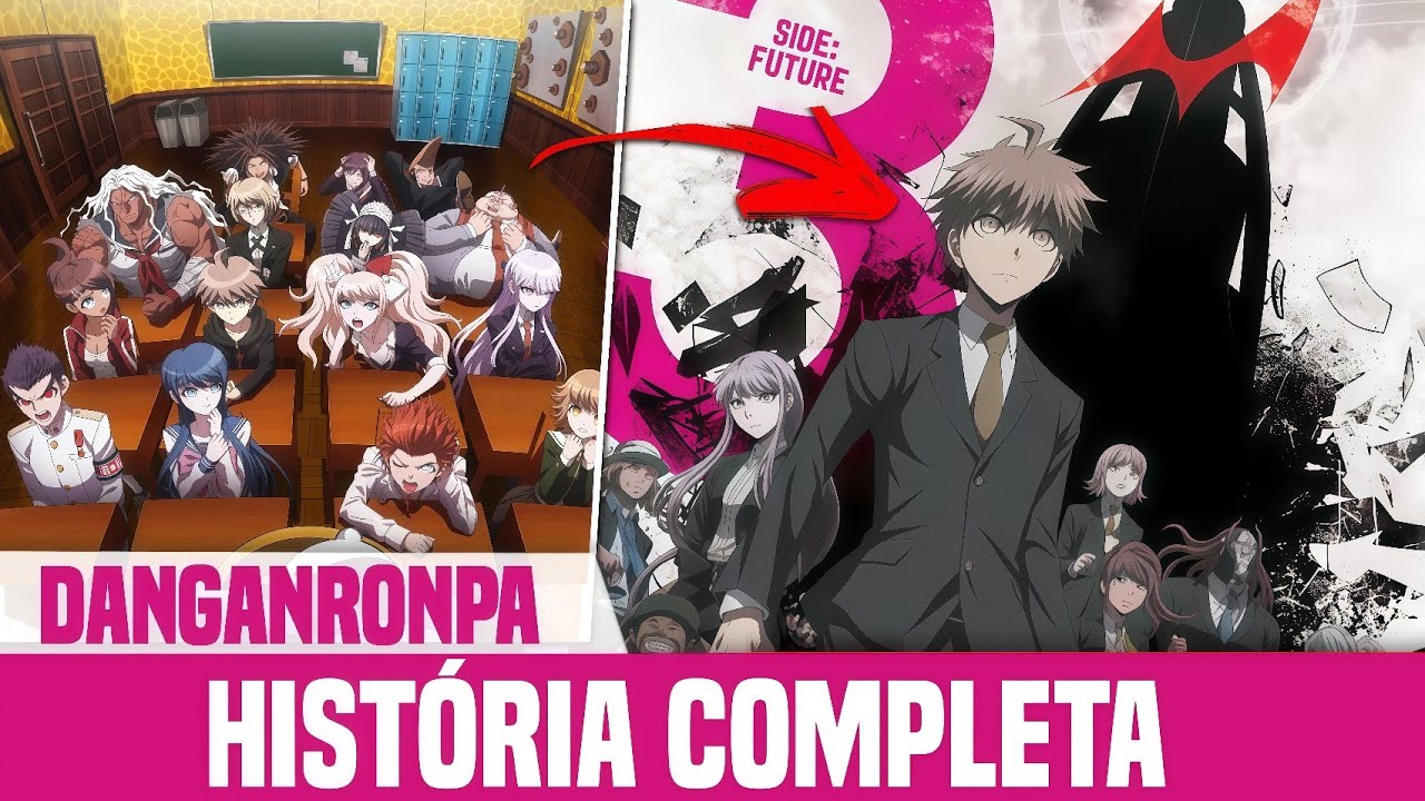 HISTÓRIA COMPLETA DANGANRONPA | ERA DE ESPERANÇA OU DESESPERO