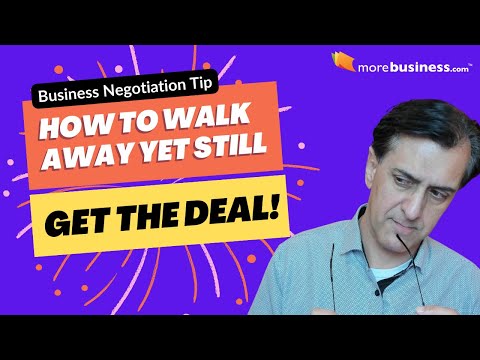 Use these 3 phrases to walk away from a tough business negotiation yet still get the deal
