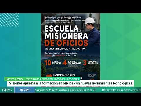 Formación técnica gratuita en Misiones: "Es una respuesta a las demandas de la industria"