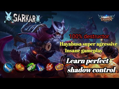 Hayabusa super aggressive gameplay - this is how you control shadow perfectly .