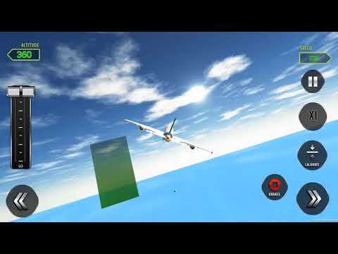 City Airplane Flight Tourist Transport Simulator Video