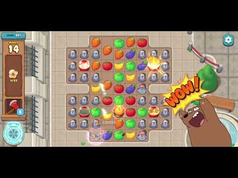 We Bare Bears the Puzzle for Kakao Level 381 - No Boosters