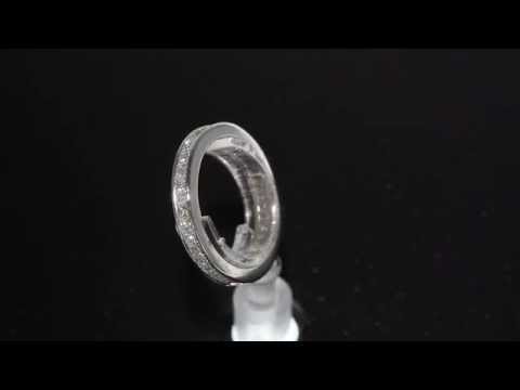 Princess Cut Diamond Eternity Ring in Platinum  M1020