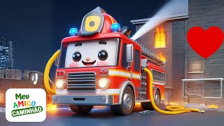 Música Infantil | Cantando Emoções com o Caminhão Bombeiro | Meu Amigo Caminhão