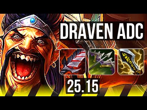 DRAVEN & Lux vs YUNARA & Sona (ADC) | 66k DMG | NA Master | 25.15
