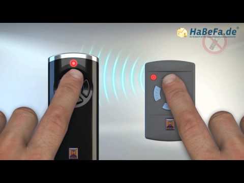 Übertragung der Programmierung von Hörmann Handsender HSM4 zu HS5-BS...