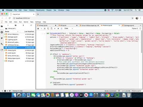 Minecraft Python Camp