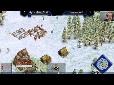 MyIsisBestGod vs makavelii - Age of Mythology: The Titans (Game 2)