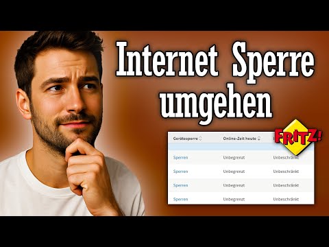 Fritzbox Internetsperre entfernen & Sperre umgehen - Anleitung