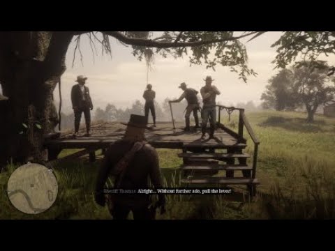 The hanging of Mark Johnson / Hidden Rhodes scene / Red Dead Redemption 2