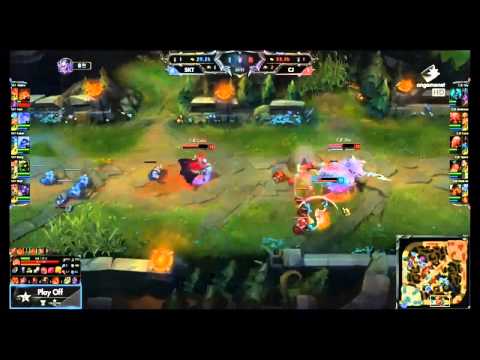 LCK CJ Entus vs SKT T1 Game 2 Highlights