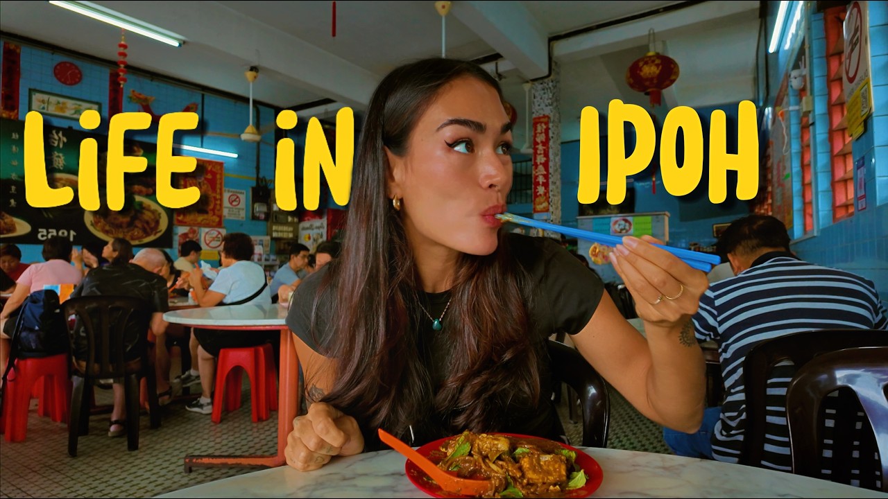 Ipoh Malaysia 🇲🇾 | Hidden Food Paradise & Beautiful Old Town Streets! Travel Guide