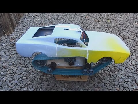Fiberglass RC Mad Max Peacemaker Ripsaw MOC (first tests)