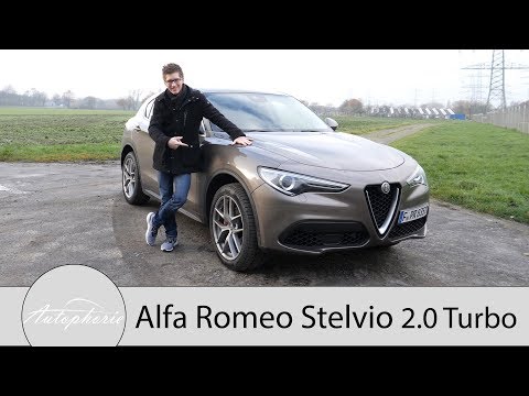 Alfa Romeo Stelvio 2.0 Turbo driving report / Giulia's driving dynamics in SUV look - Autophorie