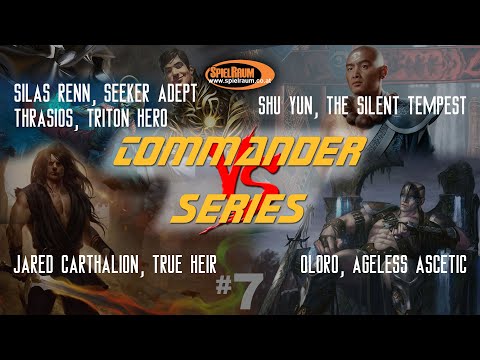 SpielRaum Commander Series 7 - Jared Carthalion vs. Oloro vs. Shu Yun vs. Silas Renn + Thrasios - G1