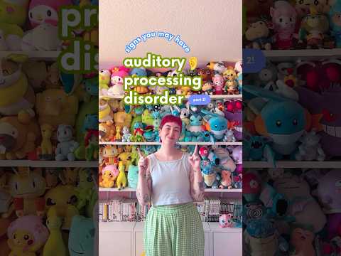 signs you may have APD pt 2👂 #auditoryprocessing #apd #autistic #disabilitypride