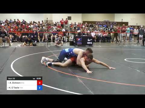 2024 Men’s Freestyle Senior World Team Trials: Andrew Dickson vs Keegan O'Toole: 79 KG Con Rnd of 16