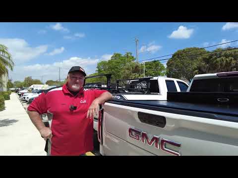 Truck Covers USA American Work Cover with Tool Box on a 22 GMC Sierra review by C&H Auto Accessories