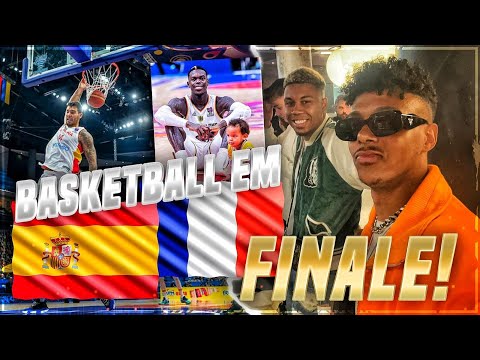 Basketball final and Germany vs. Poland 🏀🔥| Sidney and I sitting courtside | NiklasWilson