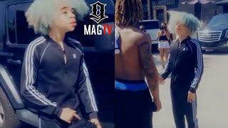 T.I.&#39;s Son King Confronts Follower In Parking Lot! 😳