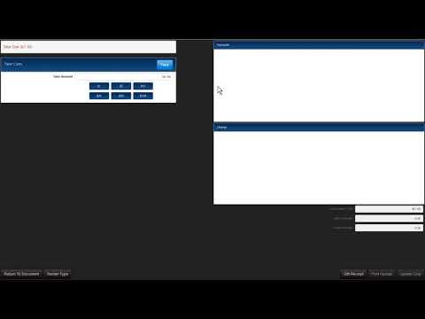 Retail Pro Prism  - How to ring a Cash Transaction
