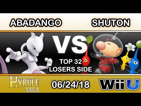 Hyrule Saga - Abadango (Mewtwo) Vs. Shuton (Olimar) Top 32 Losers - Smash 4