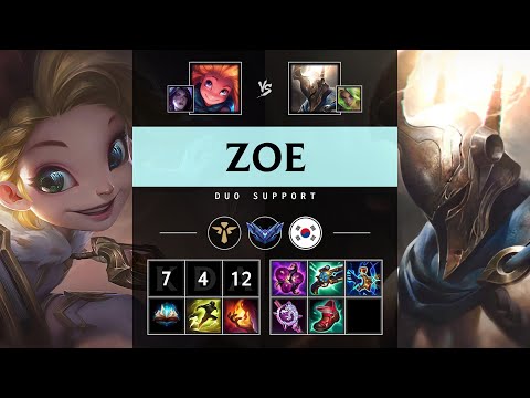 Zoe Support vs Pantheon - KR Diamond Patch 25.08