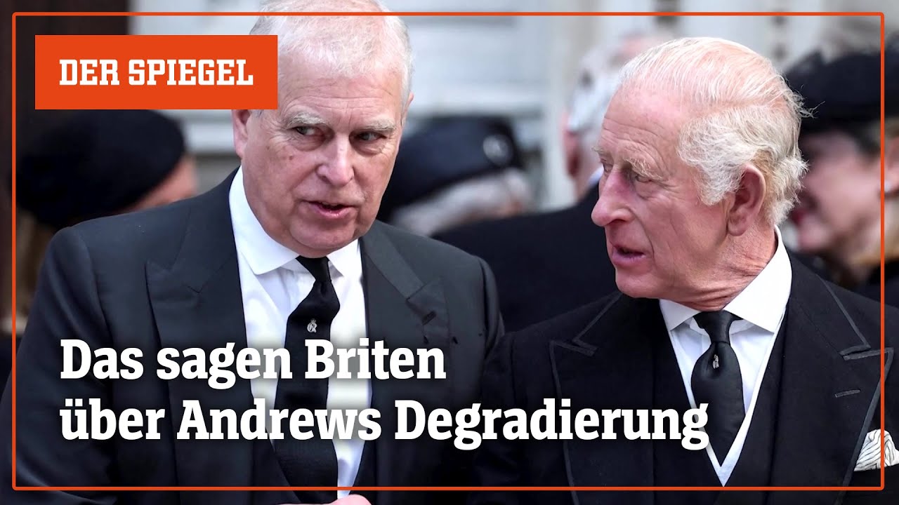 Prinz Andrew degradiert: Ein Königshaus zieht die Reißleine | DER SPIEGEL