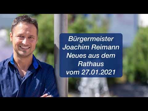 Neues aus dem Rathaus, 27 01 2021