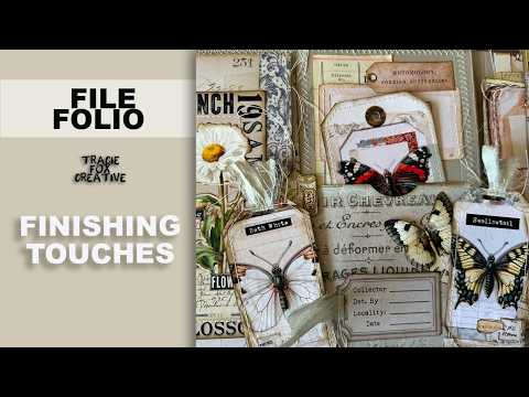 File Folder Folio Part 2 | Decorating with Paper Scraps & Digital Kits