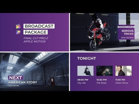 Apple Motion Template: FCPX Broadcast Motion Pack