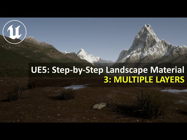 Creating a Four-Layer Landscape Material in Unreal Engine 5.4 | Magica