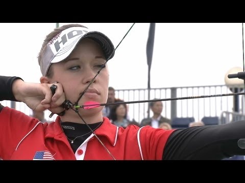 Seok Ji Hyun v Erika Jones – compound women gold | Shanghai 2013 Archery World Cup S1