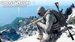 Ghost Recon Breakpoint STEALTH SNOW SNIPER! Ghost Recon Breakpoint Free Roam