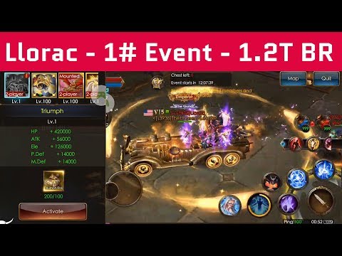 Llorac - Won 1# Event - Reach 1.2 Trillion BR - Legacy Of Discord
