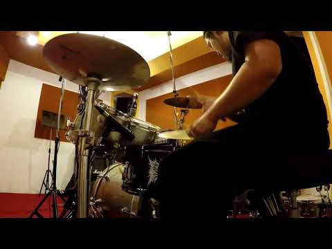 CYSTGURGLE - drum tracking sessions 26 Sep 2018 (GoPro raw audio)
