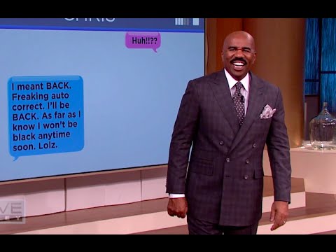 Steve Harvey's favorite autocorrect fails || STEVE HARVEY