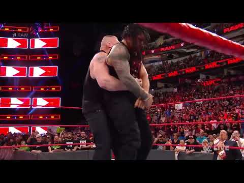 Brock Lesnar takes Roman Reigns to Suplex City