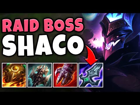 BECOME A RAID BOSS WITH THIS MEME SHACO BUILD!! - Pink Ward Shaco