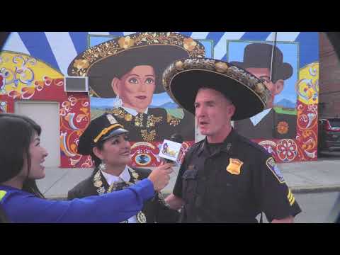 Sergeant James Martin, Veronica Robles Mural Unveiling