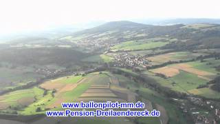 preview picture of video 'Ballonfahrt von Birx/Rhön zur Milseburg Teil 2 HD'