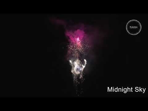Midnight Sky Firework From Evolution Fireworks - 25 shot - 25mm - 1.4G