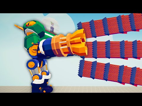 JOLLY BOT vs SUPER SPEED GODS - TABS Totally Accurate Battle Simulator