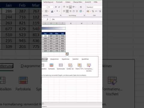 Schnelles Diagramm in Excel erstellen 📉