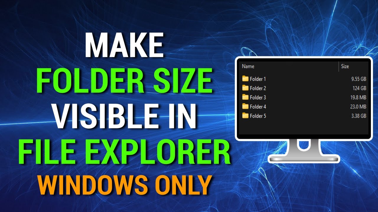MISSING FOLDER SIZE option for FILE EXPLORER in Windows 11? Here's how to view it!