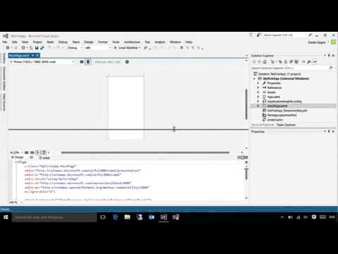 (2) Get started with your first Universal Windows app