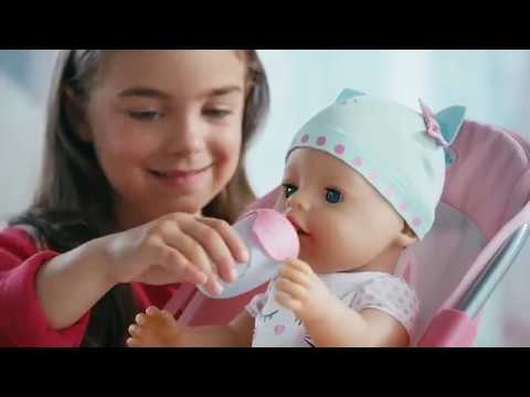 Baby Born Interactive Doll - Dark Brown Eyes