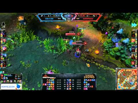 DreamHack Bucharest 2013 LoL Qualifiers - Upper bracket - neXt!Please vs Like a Sir - game #2